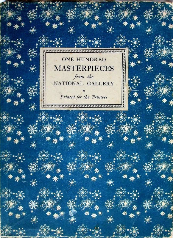 The National Gallery ~ One Hundred Masterpieces ~ London ~ 1937