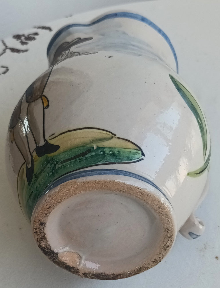 Large Vintage Spanish Faience Jug