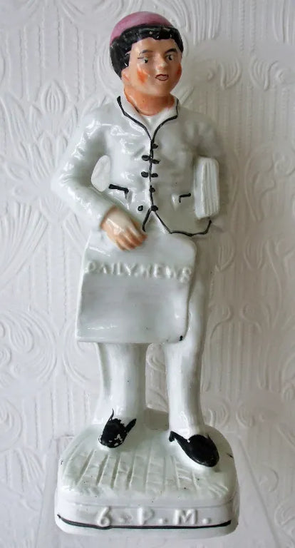 Antique Victorian Staffordshire Figure ~ 
