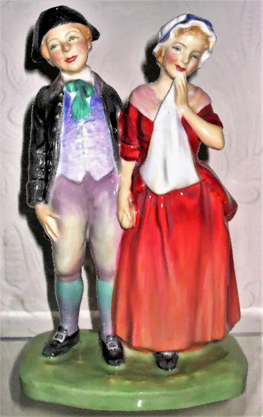 Vintage Royal Doulton Porcelain Figurine ~ "A'Courting" ~ HN 2004