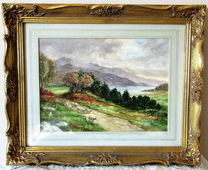 Above Llyn Celyn ~ Watercolour ~ Reg Johnson ~ c. 1985
