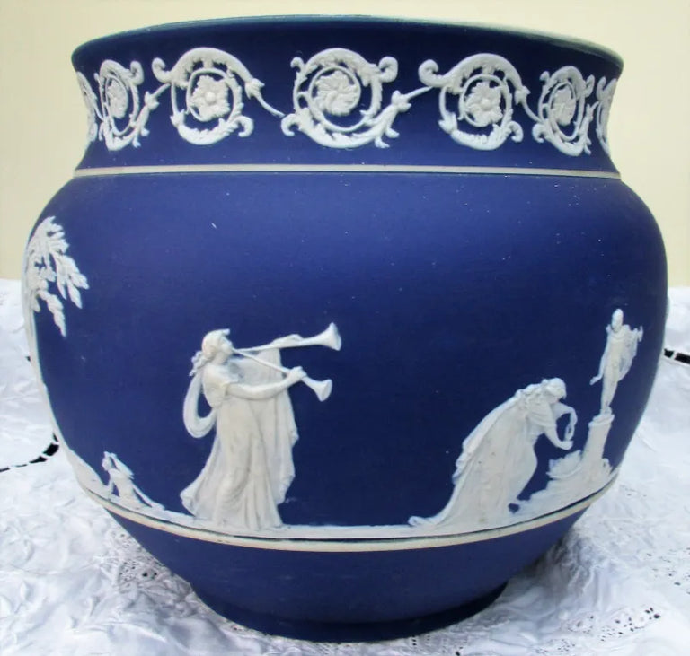 Adams Jasperware Jardiniere 2