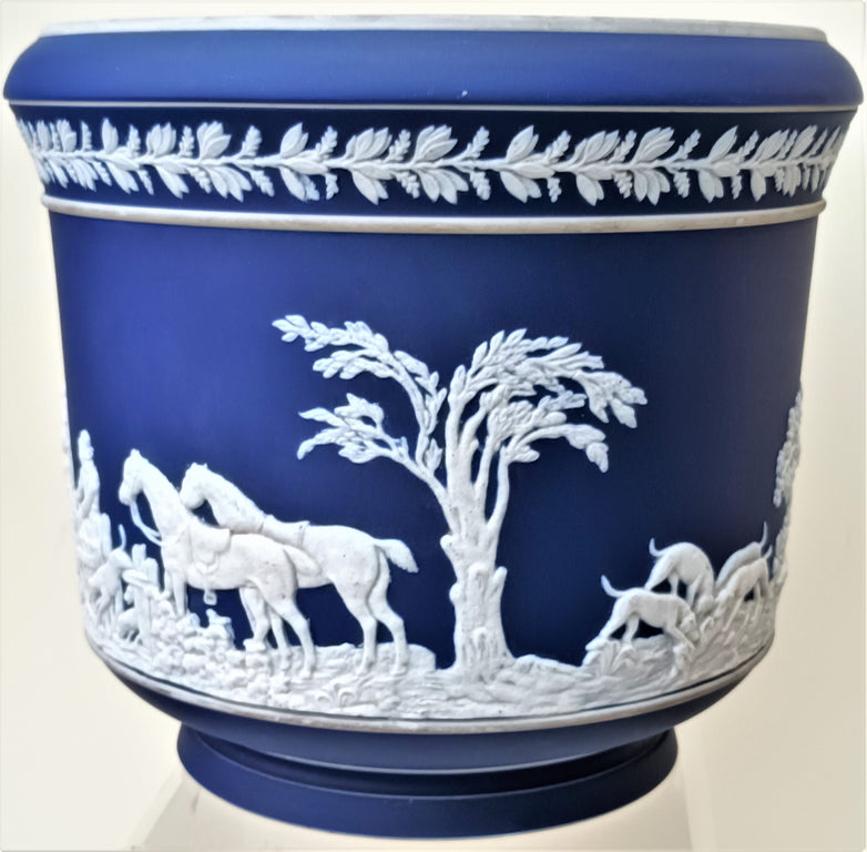Adams Jasperware Jardiniere 3c
