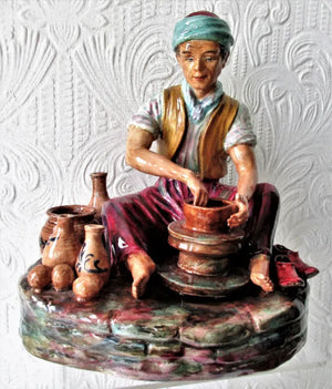 Reginald Johnson ~ Porcelain Figurine ~ "Afghanistan Potter"