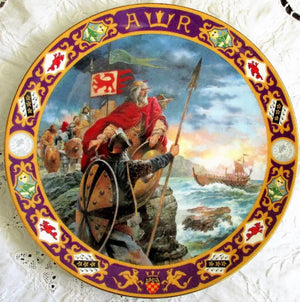 Royal Doulton Porcelain "Alfred the Great Viking Invasion" Plate