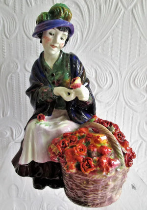 Vintage Royal Doulton Porcelain Figurine ~ "All a' Bloomin'" ~ HN 1466