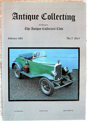 Antique Collecting ~ Vol. 17 ~ No. 9 ~ February 1983