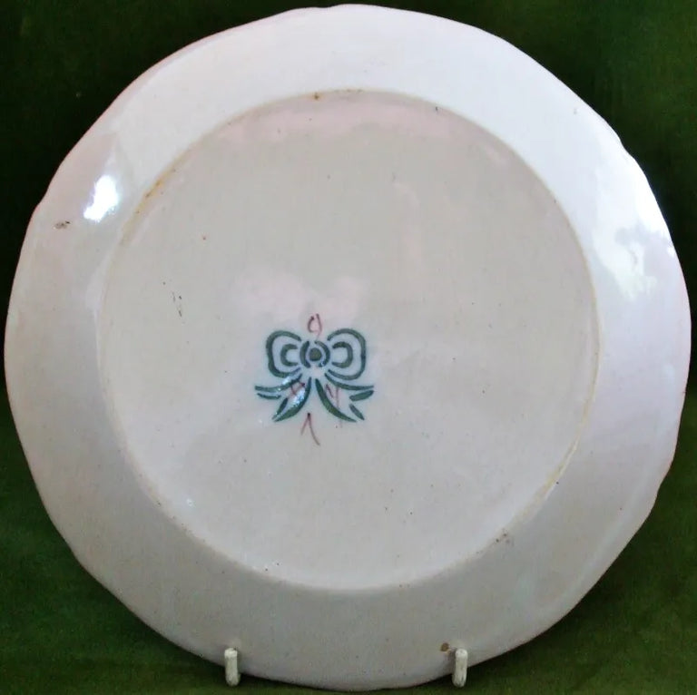 Antique Nevers French Faience Dish ~ Antoine Montagnon