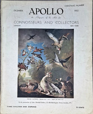 Apollo ~ Vol. LVI ~ No. 334 ~ December 1952