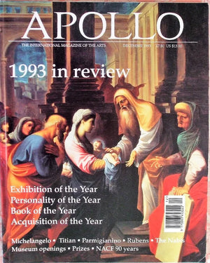 Apollo ~ Vol. CXXXVIII ~ No. 382 ~ December 1993
