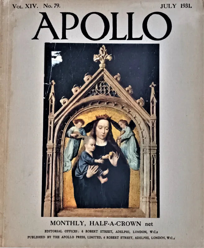 Apollo ~ Vol. XIV ~ No. 79 ~ July 1931