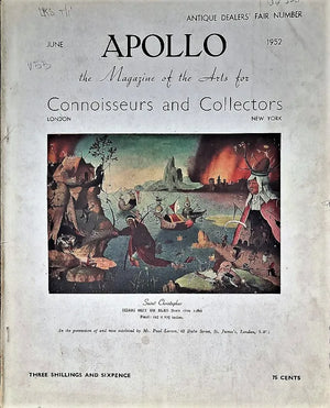 Apollo ~ Vol. LV ~ No. 328 ~ June 1952