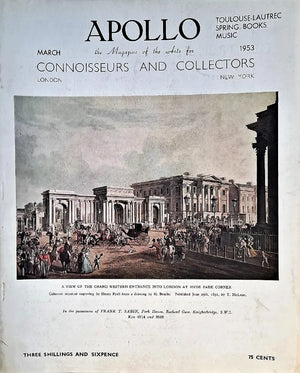 Apollo ~ Vol. LVII ~ No. 337 ~ March 1953