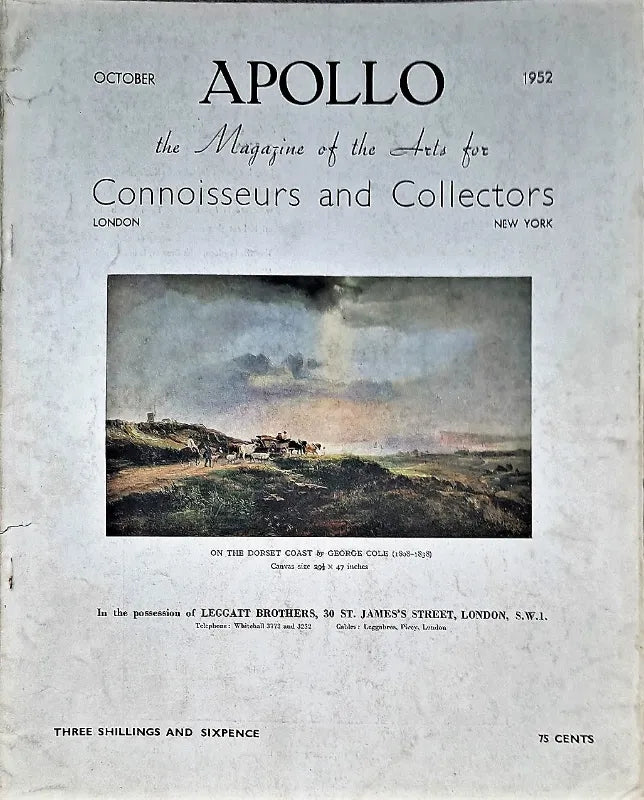 Apollo ~ Vol. LVI ~ No. 332 ~ October 1952