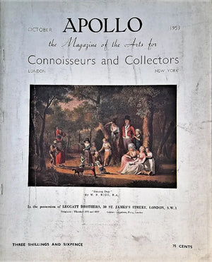 Apollo ~ Vol. LVIII ~ No. 344 ~ October 1953
