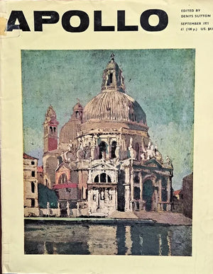 Apollo ~ Vol. XCIV ~ No. 115 ~ September 1971