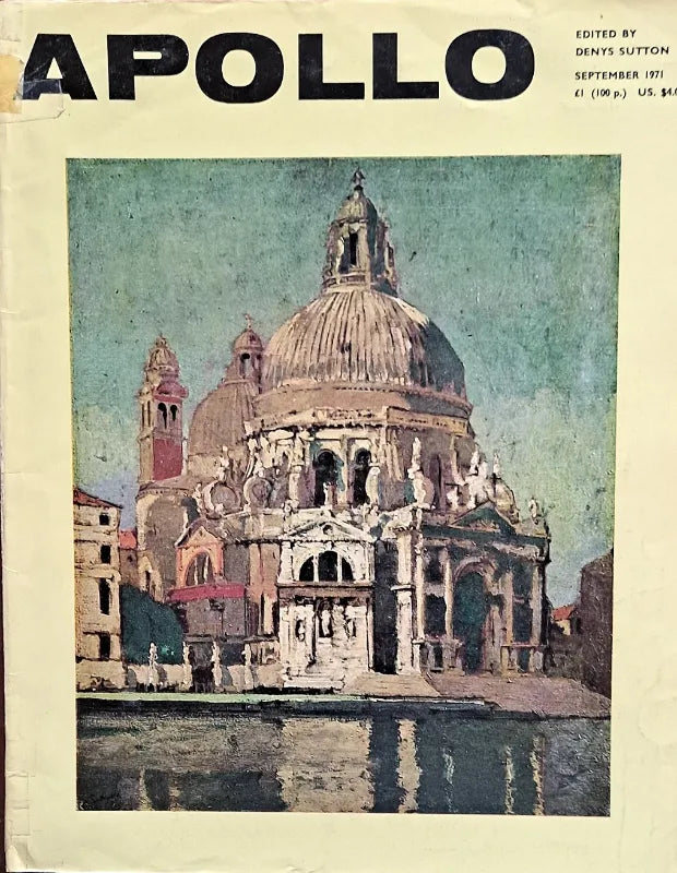 Apollo ~ Vol. XCIV ~ No. 115 ~ September 1971