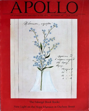 Apollo ~ Vol. CXXVI ~ No. 307 ~ September 1987