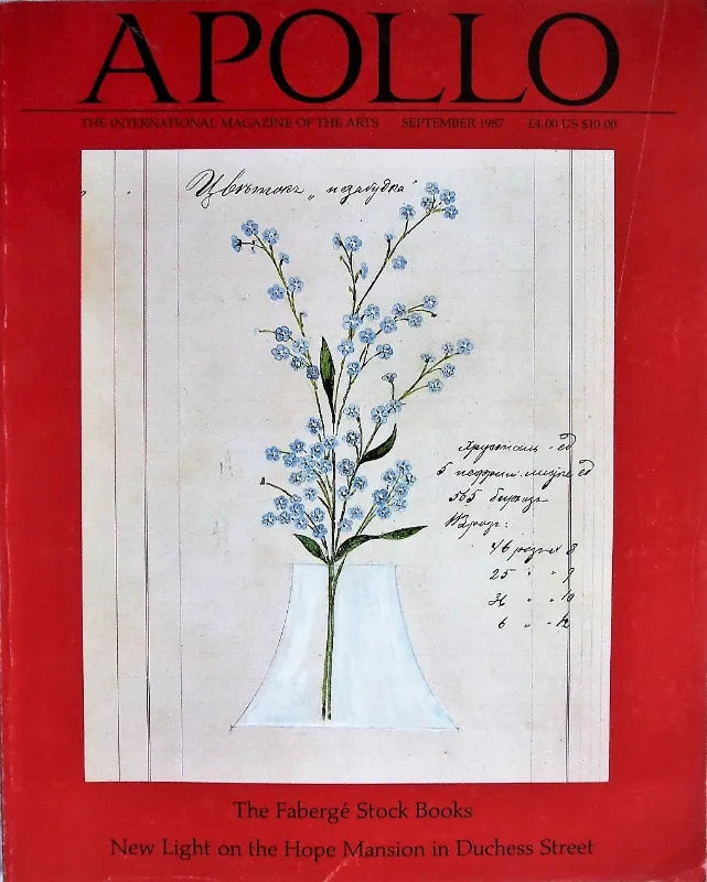 Apollo ~ Vol. CXXVI ~ No. 307 ~ September 1987