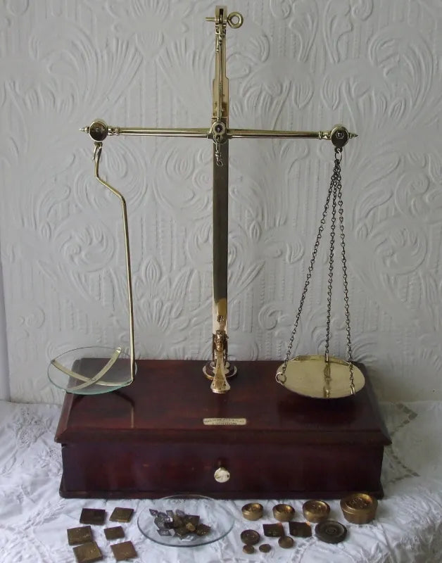 Set of Victorian Apothecary Scales ~ May Roberts