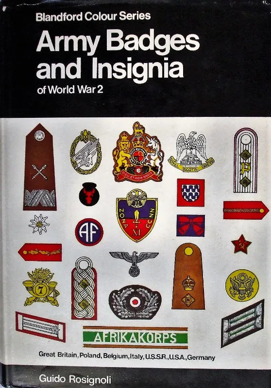 Army Badges & Insignia of World War 2 ~ Guido Rosignoli