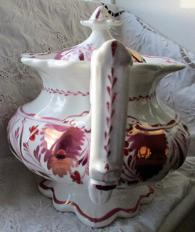 Antique Victorian Pink Lustre 