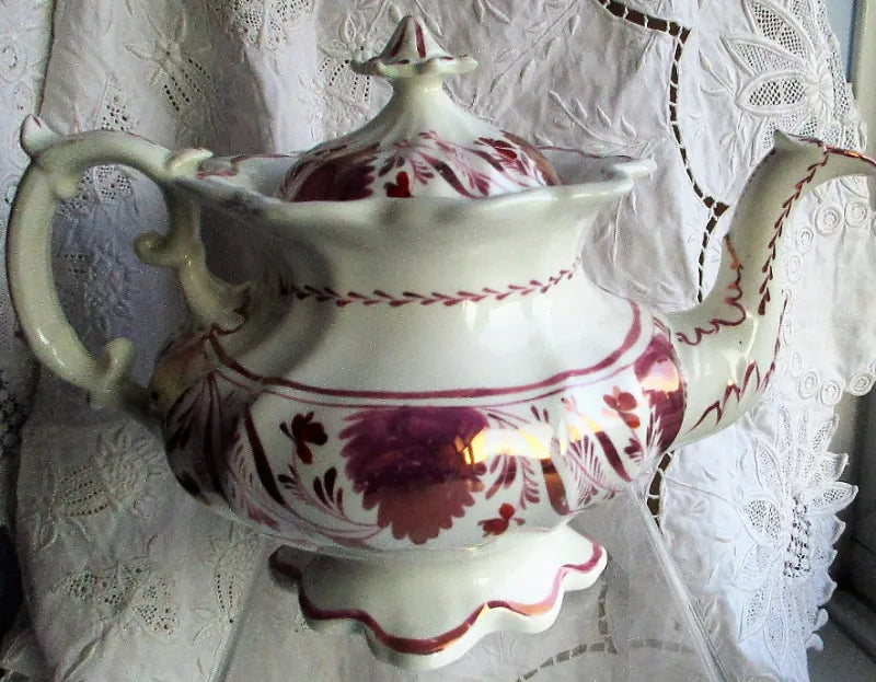 Antique Victorian Pink Lustre 