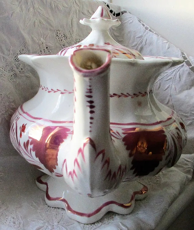 Antique Victorian Pink Lustre 