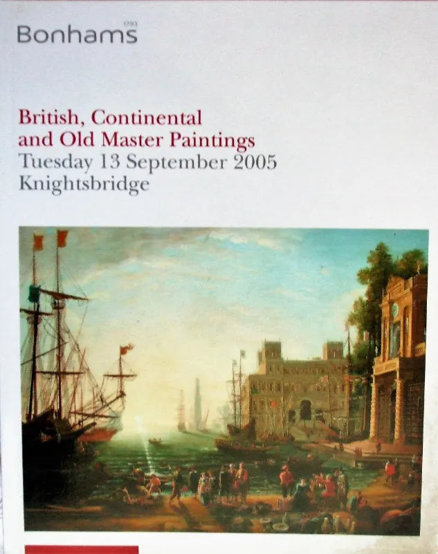 Bonhams ~ Old Master Paintings ~ London ~ 13. 09. 2005