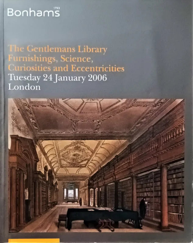 Bonhams ~ The Gentleman's Library ~ London ~ 24. 01. 2006