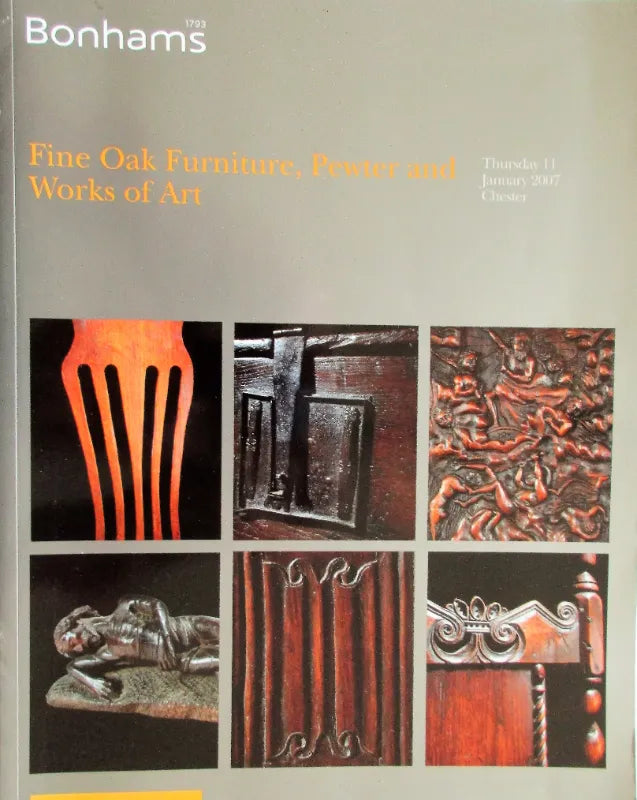 Bonhams ~ Furniture, Pewter & Works of Art ~ Chester ~ 11.01.2007