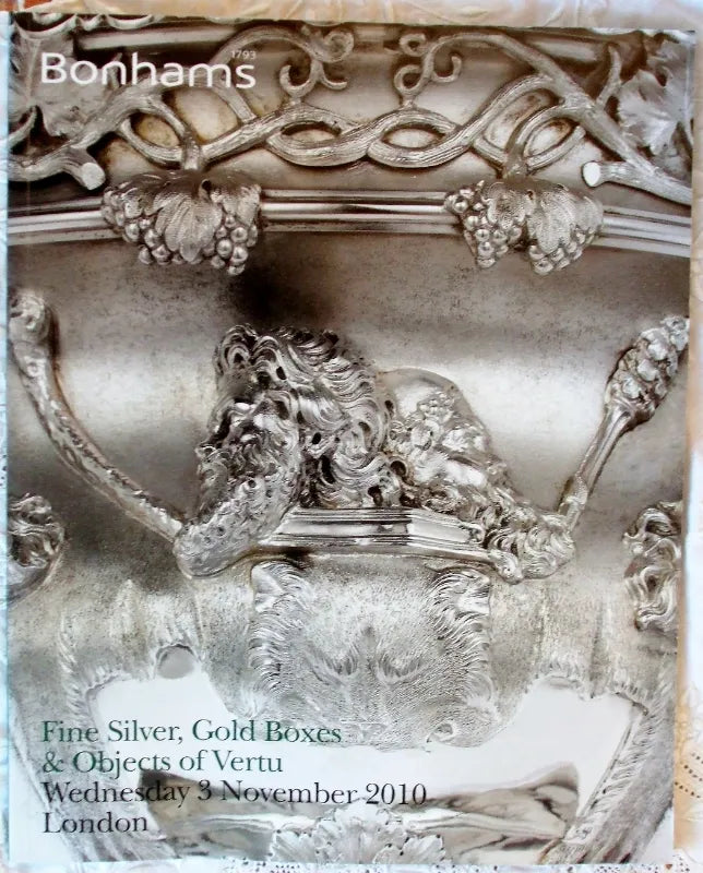 Bonhams ~ Silver, Gold Boxes & Vertu ~ London ~ 03. 11. 2010