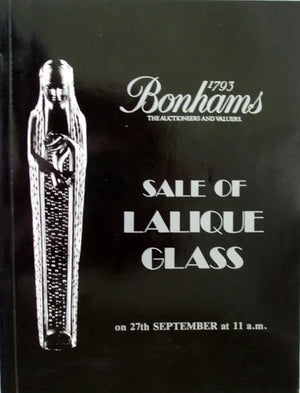 Bonhams ~ Lalique Glass ~ London ~ 27. 09. 1984