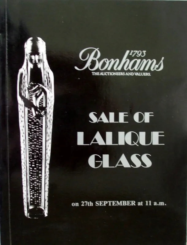 Bonhams ~ Lalique Glass ~ London ~ 27. 09. 1984