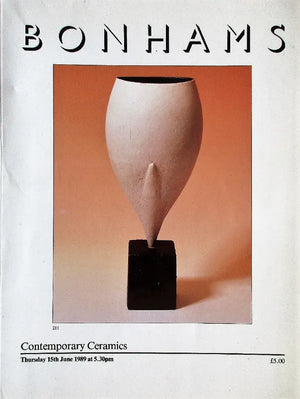 Bonhams ~ Contemporary Ceramics ~ London ~ 15. 06. 1989
