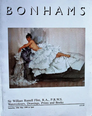 Bonhams ~ Sir William Russell Flint, R.A., P.R.W.S. ~ Watercolours, Drawings, Prints and Books ~ London ~ 19. 05. 1990
