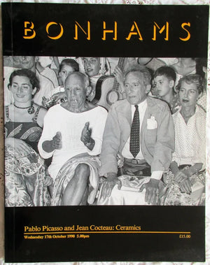 Bonhams ~ Picasso & Cocteau : Ceramics ~ London ~ 17. 10. 1990