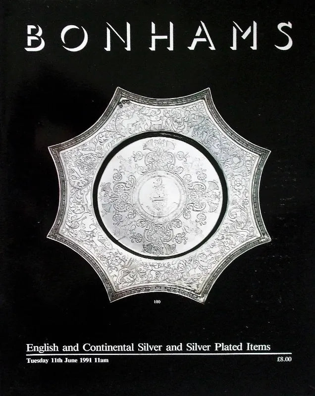 Bonhams ~ Silver & Plate ~ London ~ 11. 06. 1991