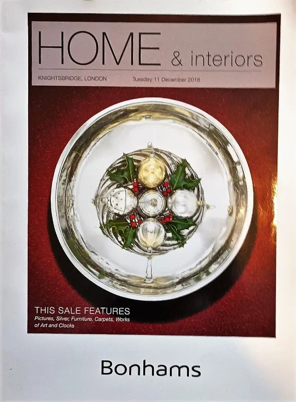 Bonhams ~ Home and Interiors ~ London ~ 11. 12. 2018