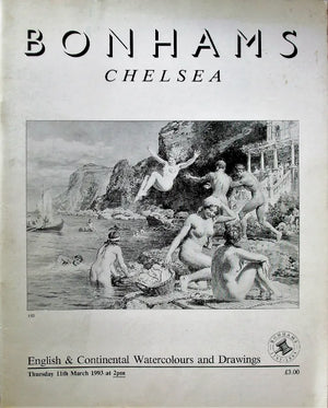Bonhams ~ Watercolours & Drawings ~ London ~ 11. 03. 1993