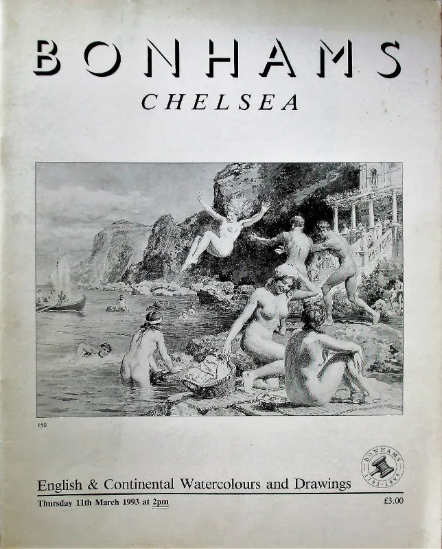 Bonhams ~ Watercolours & Drawings ~ London ~ 11. 03. 1993