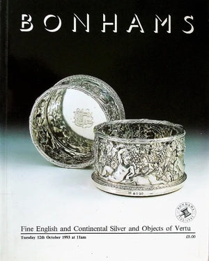 Bonhams ~ Silver & Vertu ~ London ~ 12. 10. 1993