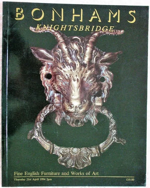Bonhams ~ Furniture & Works of Art ~ London ~ 21. 04. 1994