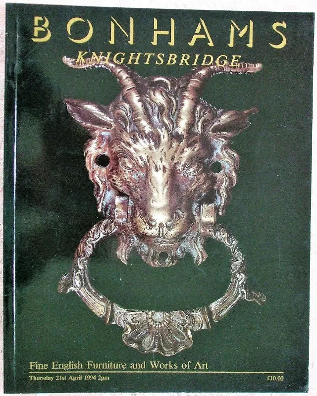 Bonhams ~ Furniture & Works of Art ~ London ~ 21. 04. 1994