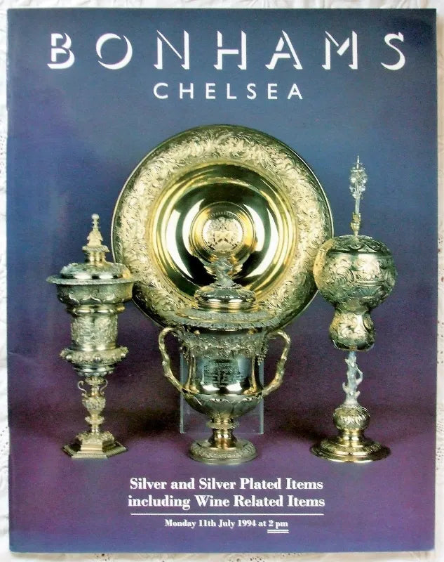 Bonhams ~ Silver, Plate, Wine  ~ London ~ 11. 07. 1994