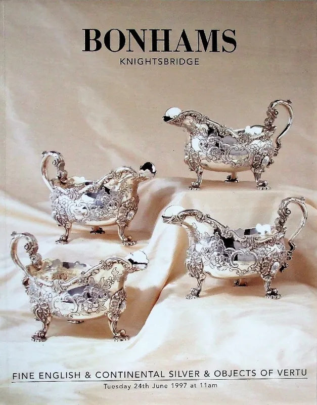 Bonhams ~ Silver & Vertu ~ London ~ 24. 06. 1997
