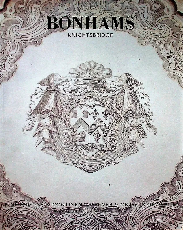 Bonhams ~ Silver & Vertu ~ London ~ 28. 10. 1997