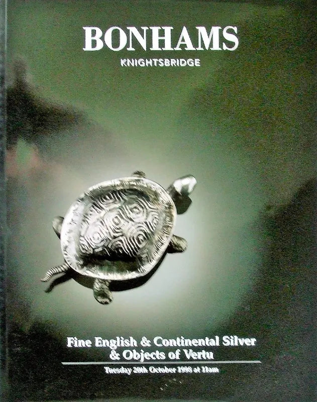 Bonhams ~ Silver & Vertu ~ London ~ 20. 10. 1998