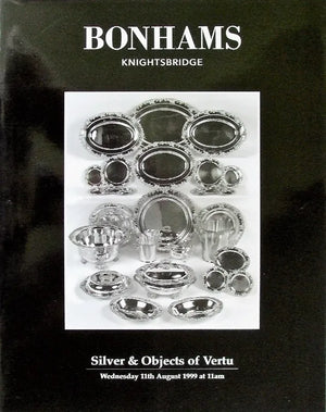 Bonhams ~ Silver & Vertu ~ London ~ 11. 08. 1999