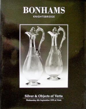 Bonhams ~ Silver & Vertu ~ London ~ 08. 09. 1999
